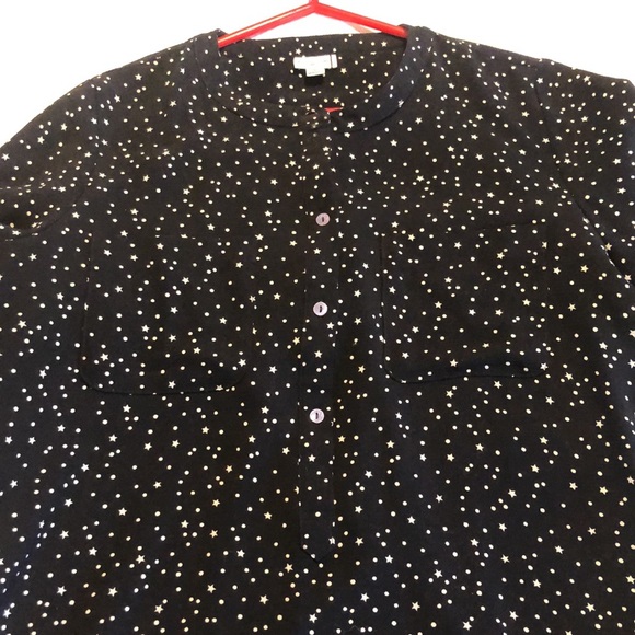 ASOS Blouse with all over star print size Medium. - Picture 5 of 5